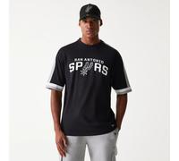 San Antonio Spurs New Era NBA Panel T-Shirt Schwarz - 2XL