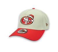 San Francisco 49ers Christmas Edition New Era 9FORTY A-Frame NFL Cap Grün StadiumDreams Exclusive - ONE SIZE