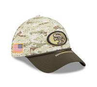 San Francisco 49ers New Era 2025 NFL Salute to Service 39THIRTY Flex Fit Cap Camouflage - M/L