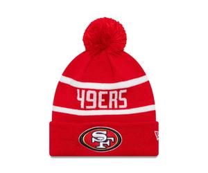 San Francisco 49ers New Era NFL Jake Knit Beanie Mütze Rot - ONE SIZE