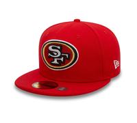 San Francisco 49ers NFL Official Team Colours New Era 59FIFTY Fitted Cap Rot - 6 7/8