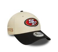 San Francisco 49ers Side Wordmark New Era 9FORTY NFL Cap Beige - ONE SIZE