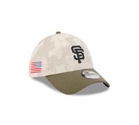 San Francisco Giants 2025 MLB Armed Forces New Era 39THIRTY Flex Cap Beige - M/L