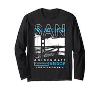 San Francisco Golden Gate Bridge California Langarmshirt