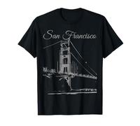 San Francisco Golden Gate Bridge Kalifornien USA Souvenir T-Shirt