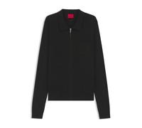 HUGO Herren Strickjacke SAN JEAN-CV, schwarz, Gr. XXL