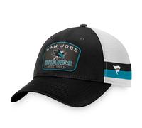 San Jose Sharks NHL Fanatics Fundamental Trucker Cap Schwarz One Size Schwarz
