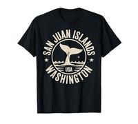 San Juan Islands Washington Stempel Reise-Souvenir T-Shirt