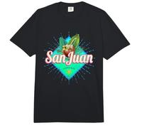 San Juan Puerto Rico Retro Urlaub Vintage Karibik Souvenir Comfort Colors Adult Heavyweight T-Shirt