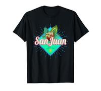 San Juan Puerto Rico Retro Urlaub Vintage Karibik Souvenir Preisgünstiges Grafik-T-Shirt