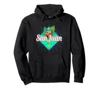 San Juan Puerto Rico Retro Urlaub Vintage Karibik Souvenir Pullover Hoodie