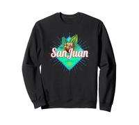 San Juan Puerto Rico Retro Urlaub Vintage Karibik Souvenir Sweatshirt