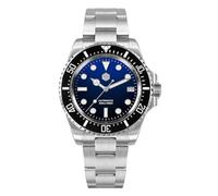 San Martin Classic Gradient Blue SN0111 Herren Taucheruhr NH35 Luxus Automatik Saphir Mechanische Armbanduhr, V 2, Classic