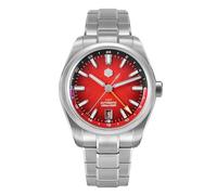 San Martin GMT Automatikuhr, 39 mm Edelstahlgehäuse, 100 m wasserdicht, 9075 Uhrwerk, V 3, Luxuriös und sportlich
