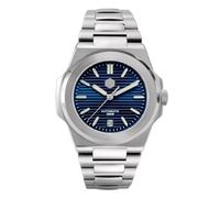 San Martin Luxury Business Diver Herrenuhren Saphirglas Retro Classic Edelstahl Herren Automatik Mechanische Uhren 20Bar Luminous PT5000 Armbanduhr (Blue), SN076