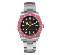 San Martin NH35 Automatik-Herrenuhr, 200 m wasserdicht, Edelstahl-Armband, grüne Lünette, V 2, Taucher