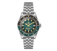 San Martin Retro NH34 Automatik GMT Herrenuhren Sandwich Zifferblatt Bidirektionale Saphir-Lünette Luxus Sportuhr, V 6, Luxus-Sport
