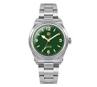 San Martin SN0107 modische Herren-Sportuhr, 38 mm, Grün, NH35 Explore Climbing Serie, automatische mechanische Armbanduhren, Grün , Mechanisch