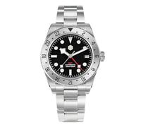 San Martin SN0109 NH34 GMT Luxuriöse automatische mechanische Herrenuhren, bidirektionale Aluminium-Lünette, wasserdichte Uhr, V 3, Modern