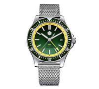 San Martin SN0119 Original Design GMT Dive Herrenuhr NH34 Automatik Mechanisches Stahlarmband Wasserdichte Armbanduhren, V 2, Modern