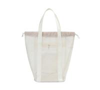 Sandabweisende Strandtasche - große Taschen mit Reißverschluss | blaue Strandtasche | Boorsa Meer aus Netzstoff | geräumiger Shopper für Einkäufe, Zugang zum Schwimmbad, Fitnessstudio, Wandern und