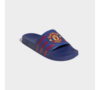 Sandale ADIDAS PERFORMANCE "TREFOIL SLIDE", Damen, Gr. 43, blau (royal blau, mufc rot, royal blau), Synthetik, Schuhe Sandale (64060626-43) royal blau, mufc rot, royal blau