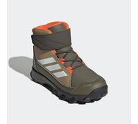 Sandale ADIDAS TERREX "SNOW CF CLIMAWARM KINDER", Kinder, Gr. 39, grün (cardboard, cloud weiß, semi impact orange), Synthetik, Textil, Schuhe Sandale, Winterboots, für Kinder & Jugendliche (61121507-3