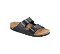 Sandale BIRKENSTOCK "Arizona", Damen, Gr. 47, schwarz, Obermaterial: 100% Rindnubukleder CNU., Schuhe Sandale (95787248-47) schwarz