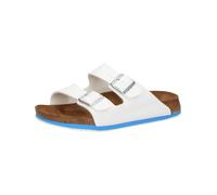 Birkenstock Sandale Arizona Super Grip, Birko-Flor, weiß, normal, Größe 46 230124-46 (Pantolette Schuh Halbschuh Latsche Zweischnaller Berufsschuh Schuhe Birki Arizona Slipper Pantoffel Schluffen)