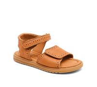 Sandale BISGAARD "Andrea", Mädchen, Gr. 28, cognac, Leder, festlich, Schuhe Sandale, Sommerschuh, Mädchen Schuh mit Klett, Größenschablone zum Download (69290833-28) cognac