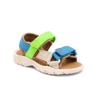 Sandale BISGAARD "nico Weite: normal", Jungen, Gr. 32, blau, grün, beige, Textil, Schuhe Sandale, Trekkingschuh, Badeschuh, Klettschuh, Größenschablone zum Download (31880964-32) blau, grün, beige