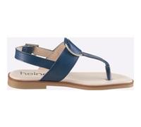 Zehentrenner HEINE, Damen, Gr. 38, blau, Glattleder, Leder, Rindsleder, Schuhe Zehentrenner (51539810-38) blau