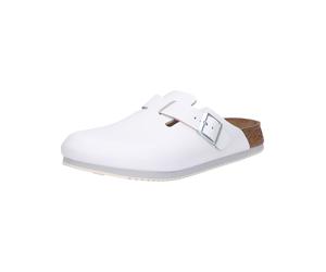 Sandale "Boston SL", Damen, Gr. 41, weiß, Obermaterial: 100% Rindsleder Leather cow., BIRKENSTOCK PROFESSIONAL, Schuhe Sandale (47002808-41) weiß