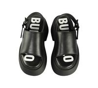Sandale BUFFALO "Buffalo VICIOUS MULE SANDAL", Damen, Gr. 38, schwarz, Polyurethan, Schuhe Sandale (15987721-38) schwarz