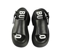 Sandale BUFFALO "Buffalo VICIOUS MULE SANDAL", Damen, Gr. 41, schwarz, Polyurethan, Schuhe Sandale (15987721-41) schwarz