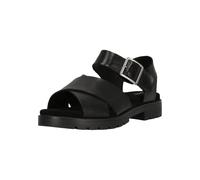 Sandale CLARKS "Orinoco", Damen, Gr. 41, schwarz, Leder, Schuhe Sandale, mit gepolstertem Fußbett (26076625-41) schwarz