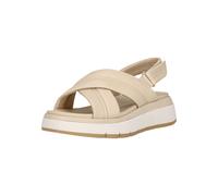 Sandale CLARKS "Tuscan", Damen, Gr. 42, weiß, Leder, Schuhe Sandale, mit besonders flexibler und leichter Sohle (36083448-42) weiß