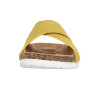 Sandale CRUZ "Musoni", Damen, Gr. 39, gelb, Leder, Schuhe Schlappen Pantolette Sommerschuh, mit Style und Komfort (65495914-39) gelb