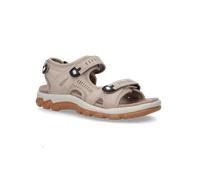 Sandale DOCKERS BY GERLI, Damen, Gr. 40, sand, Lederimitat, Textil, Schuhe Sandale, Trekking Sandale, Sommerschuh mit Klettverschluss (91403466-40) sand