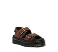 Sandale DR. MARTENS "Zebzag", Damen, Gr. 38, braun, Leder, Schuhe Sandale, Plateau, Sandalette, Sommerschuh mit typisch gelber Rahmennaht (45711431-38) braun