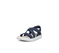 ECCO Damen Soft Sandal Cross Strap Marine, 40.5 EU