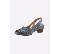 Sandale GEMINI, Damen, Gr. 37, blau (royalblau), Glattleder, Schuhe Sandale (31424639-37) royalblau