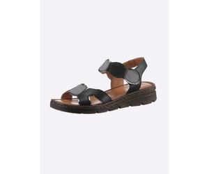 Sandale GEMINI, Damen, Gr. 37, schwarz, Glattleder, Schuhe Sandale (92257754-37) schwarz