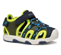 Sandale GEOX "B SANDAL MULTY BOY", Kinder, Gr. 20, grün, Synthetik, Textil, Schuhe Sandale, Babyschuh, Sommerschuh, Trekking Schuh mit Klettverschluss (59781223-20) grün
