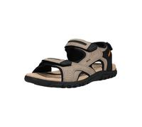 Sandale GEOX "Geox Wanderschuhe Lederimitat", Herren, Gr. 40, sand, Lederimitat, Schuhe Sandale (36382521-40) sand