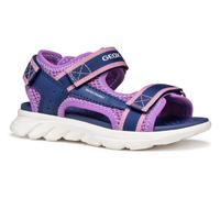 Sandale GEOX "J SANDAL AIRADYUM GI", Kinder, Gr. 29, blau (navy, lila), Synthetik, Textil, Schuhe Sandale, Trekking Sandale, Klettschuh mit wasserfreundlicher Ausstattung (33802334-29) navy, lila