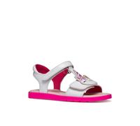 Geox Sandalen J Sandal Joyfoot Mädchen Weiß/Pink Lederimitat Größe 32
