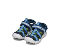Sandale GEOX "J VANIETT BOY", Jungen, Gr. 35, blau (navy, hellblau), Textil, Schuhe Sandale, Trekking Schuh, Klettschuh für Outdooraktivitäten (16714423-35) navy, hellblau