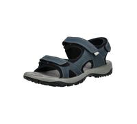 Sandale IMAC "Imac Sandalen Leder", Damen, Gr. 38, schwarz (blau, schwarz), Leder, Schuhe Sandale (94521860-38) blau, schwarz