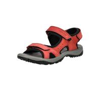 Sandale IMAC "Imac Sandalen Leder", Damen, Gr. 38, schwarz (rot, schwarz), Leder, Schuhe Sandale (85025128-38) rot, schwarz